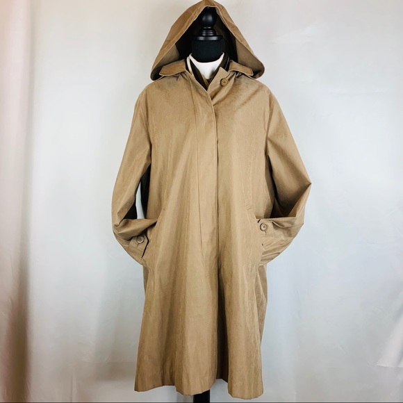 London Fog Walker Detachable Hood Women XL Regular - Picture 4 of 10